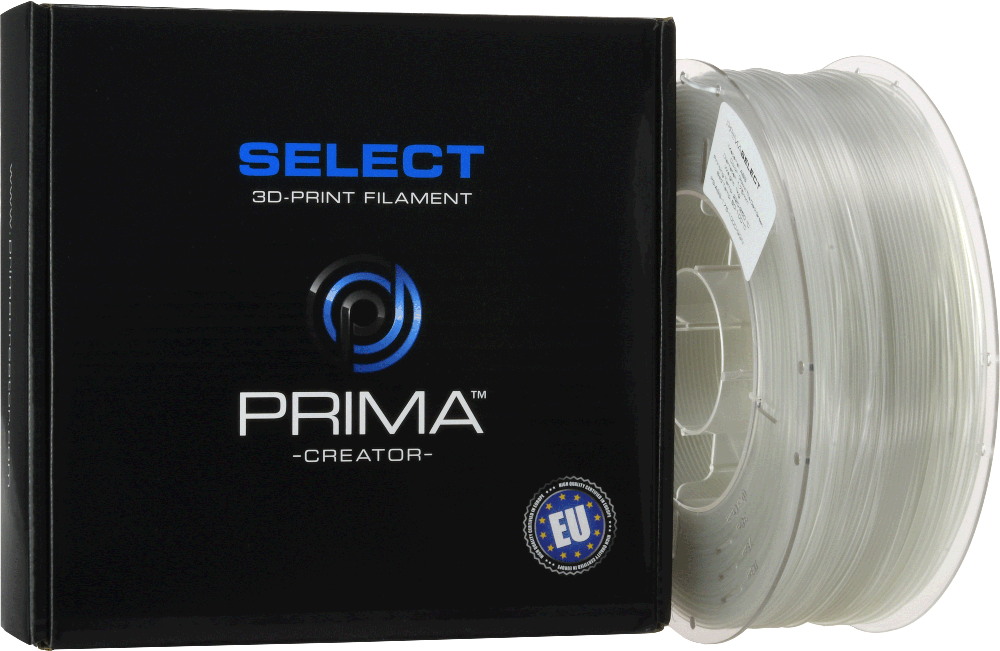 PrimaCreator PrimaSelect ABS plastikas 1.75mm 1kg - Juodas