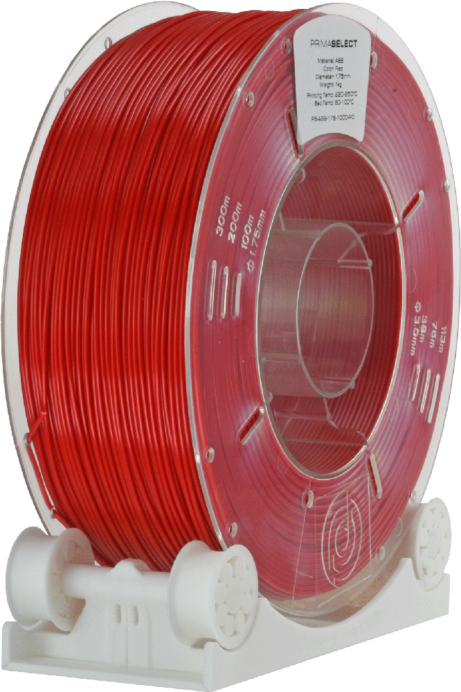 PrimaCreator PrimaSelect ABS plastikas 1.75mm 1kg - Juodas