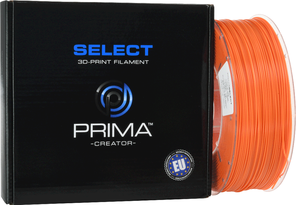 PrimaCreator PrimaSelect ABS plastikas 1.75mm 1kg - Juodas