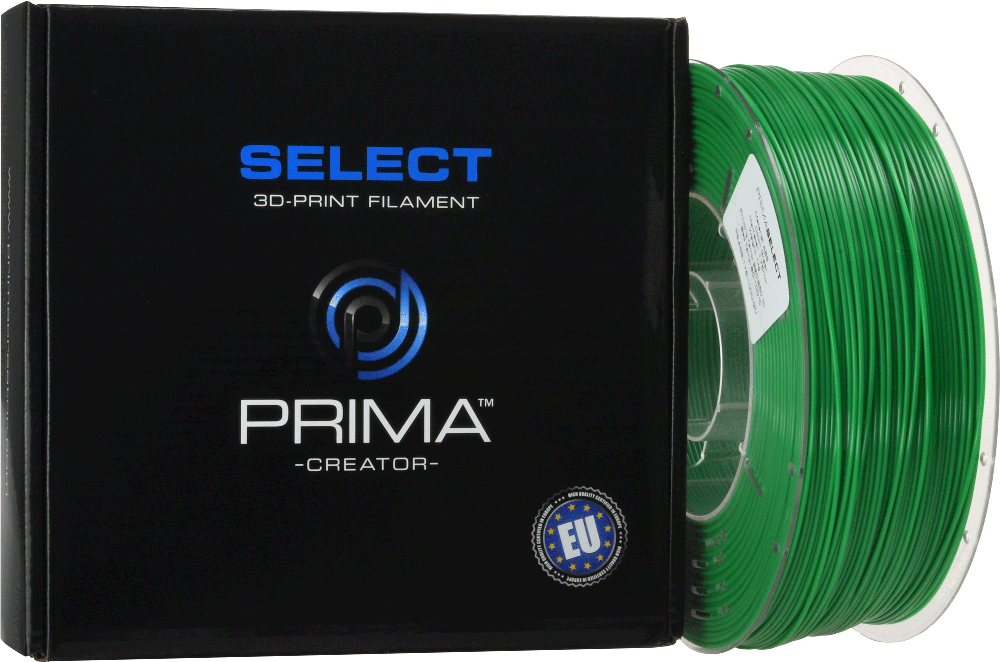 PrimaCreator PrimaSelect ABS plastikas 1.75mm 1kg - Juodas