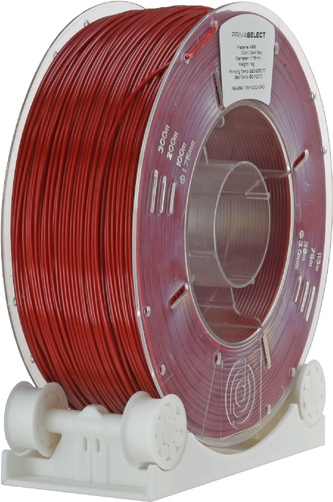 PrimaCreator PrimaSelect ABS plastikas 1.75mm 1kg - Juodas