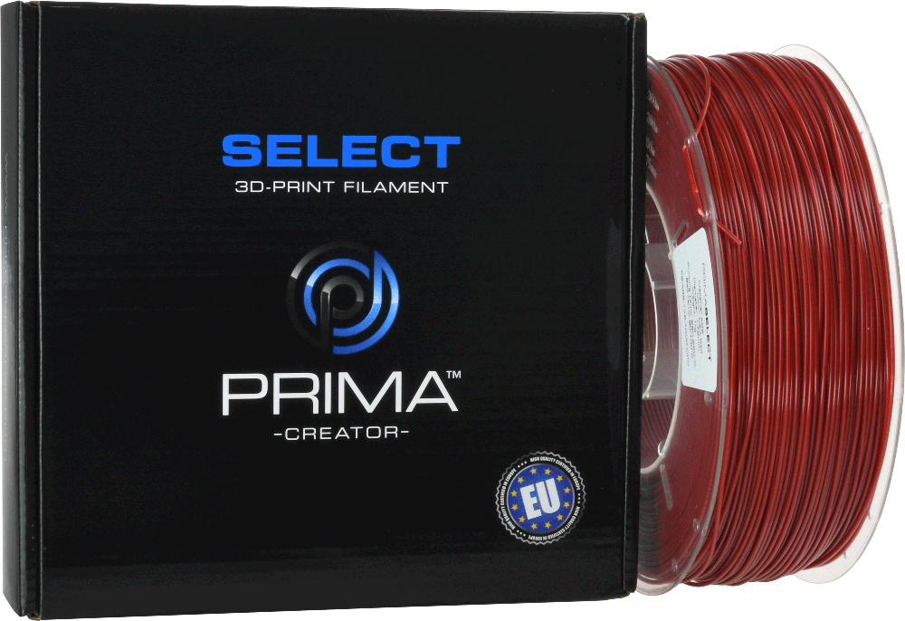 PrimaCreator PrimaSelect ABS plastikas 1.75mm 1kg - Juodas
