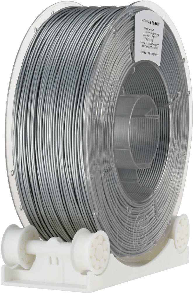 PrimaSelect ABS Metal-Shine sidabrinė 1kg ritė