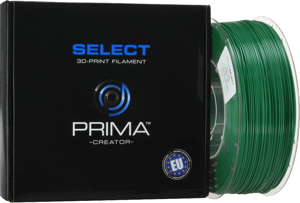PrimaCreator PrimaSelect ASA plastikas 1.75mm 1kg - Žalias