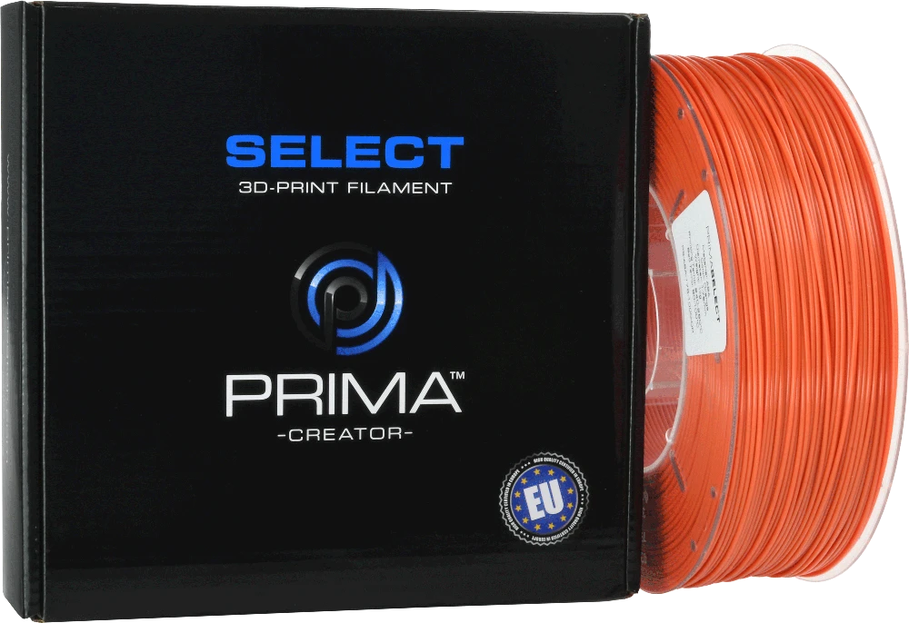 PrimaSelect ASA oranžinis 3D plastikas dėžutėje