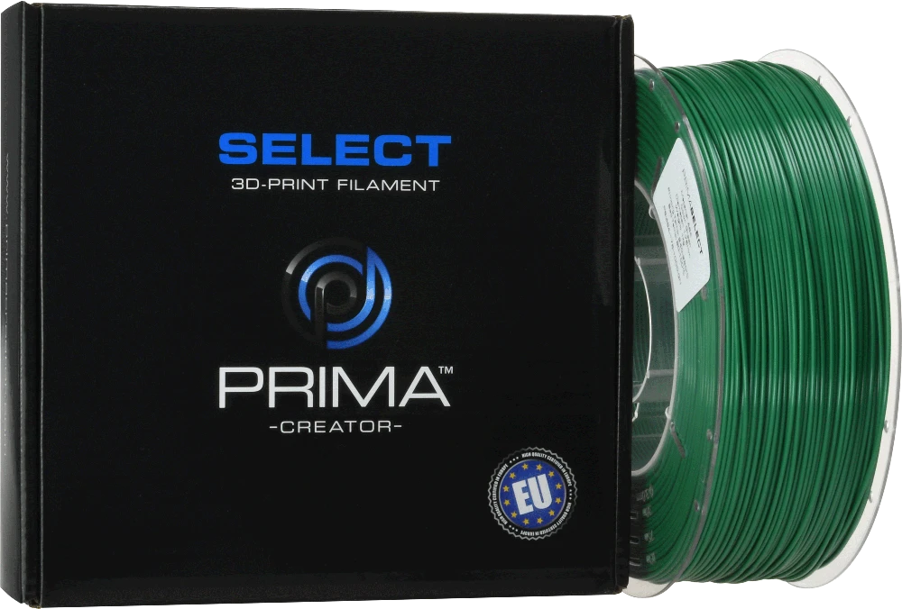 PrimaCreator PrimaSelect ASA plastikas 1.75mm 2.5kg - Juodas