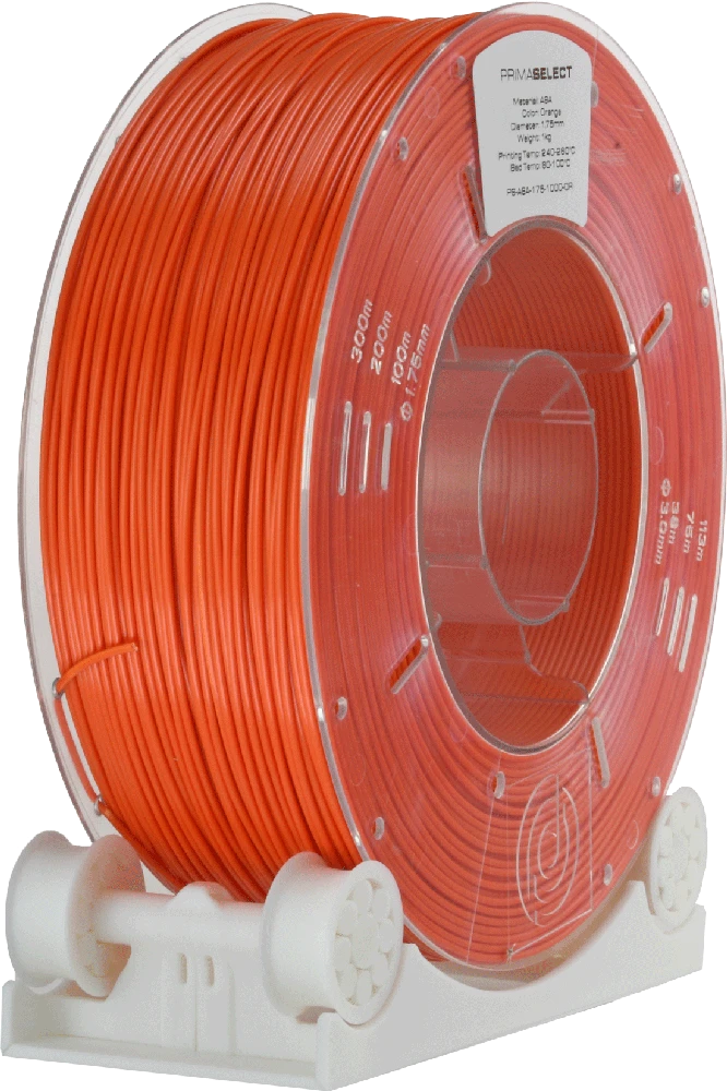 Oranžinis PrimaSelect ASA plastikas 1.75mm rite