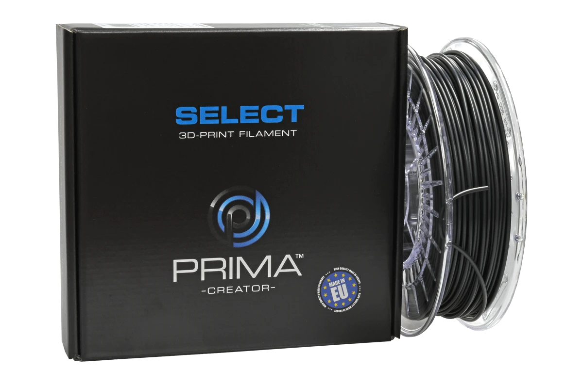 PrimaCreator PrimaSelect NylonPower PA 6/66 - 1.75mm - 500g - juodas