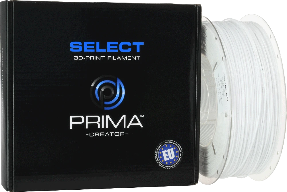 PrimaCreator PC baltas 1.75mm ritė su pakuote