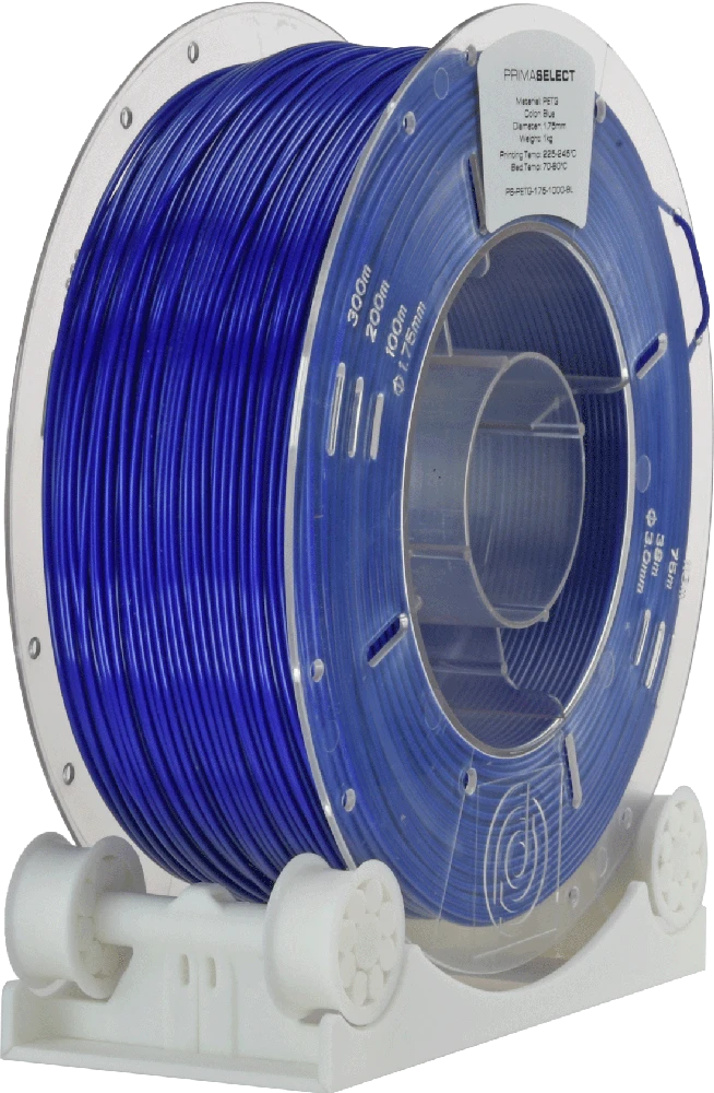 PrimaCreator PrimaSelect PETG 1.75mm 1kg - Sidabrinis