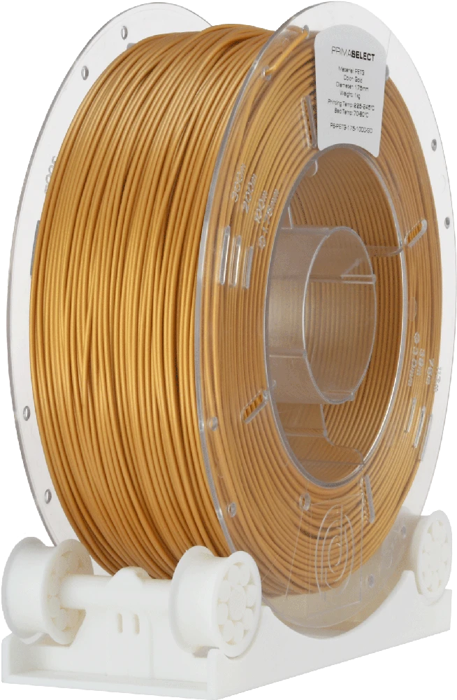 PrimaCreator PrimaSelect PETG 1.75mm 1kg - Sidabrinis