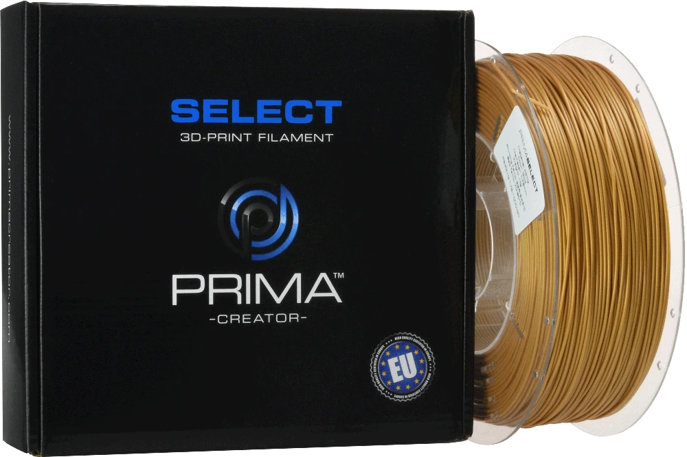 PrimaCreator PrimaSelect PETG plastikas 1.75mm 1kg - Geltona