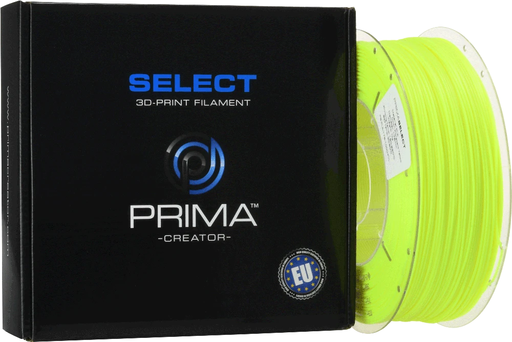 PrimaCreator PrimaSelect PLA 1.75 mm 1kg - Florecent Geltona