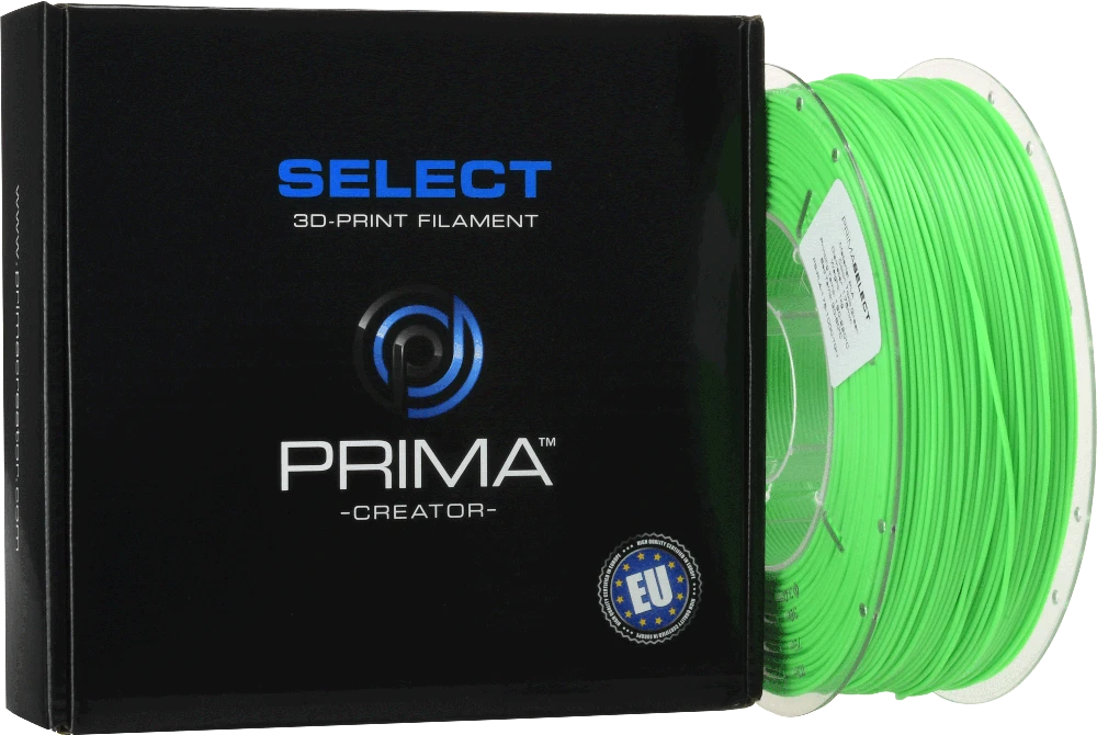 PrimaCreator PrimaSelect PLA 1.75 mm 1kg - Toxic Žalias