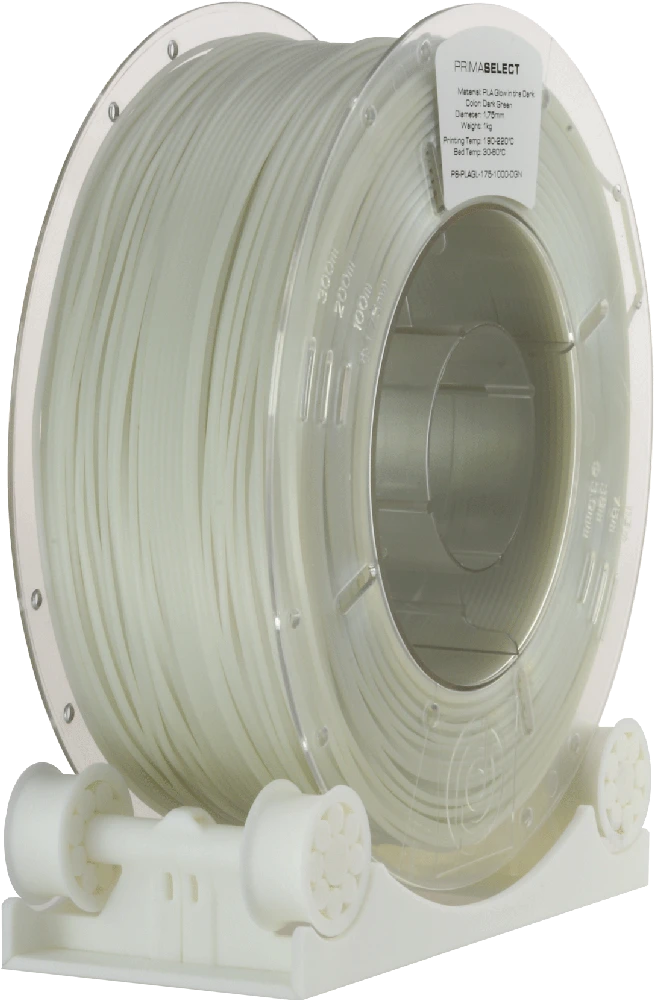 PrimaSelect PLA Glow ritė su laikikliu