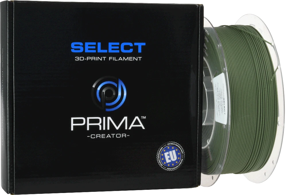 PrimaCreator PrimaSelect PLA Matt 1.75 mm 1kg - Olive Žalias