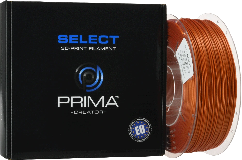 PrimaCreator PrimaSelect PLA Metal-Shine 1.75mm 1kg - Sunset Oranžinis