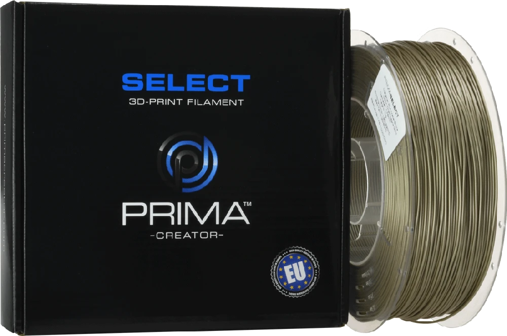PrimaCreator PrimaSelect PLA Metal-Shine 1.75 mm 1kg - Steel Mėlyna