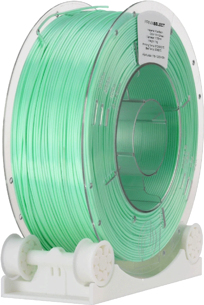 PrimaSelect PLA Satin mėtinės žalios spalvos 1kg 1.75mm ritė