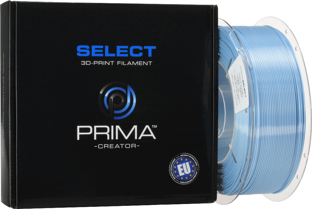 PrimaCreator PrimaSelect PLA Satin 1.75 mm 1kg - Pearl Baltas