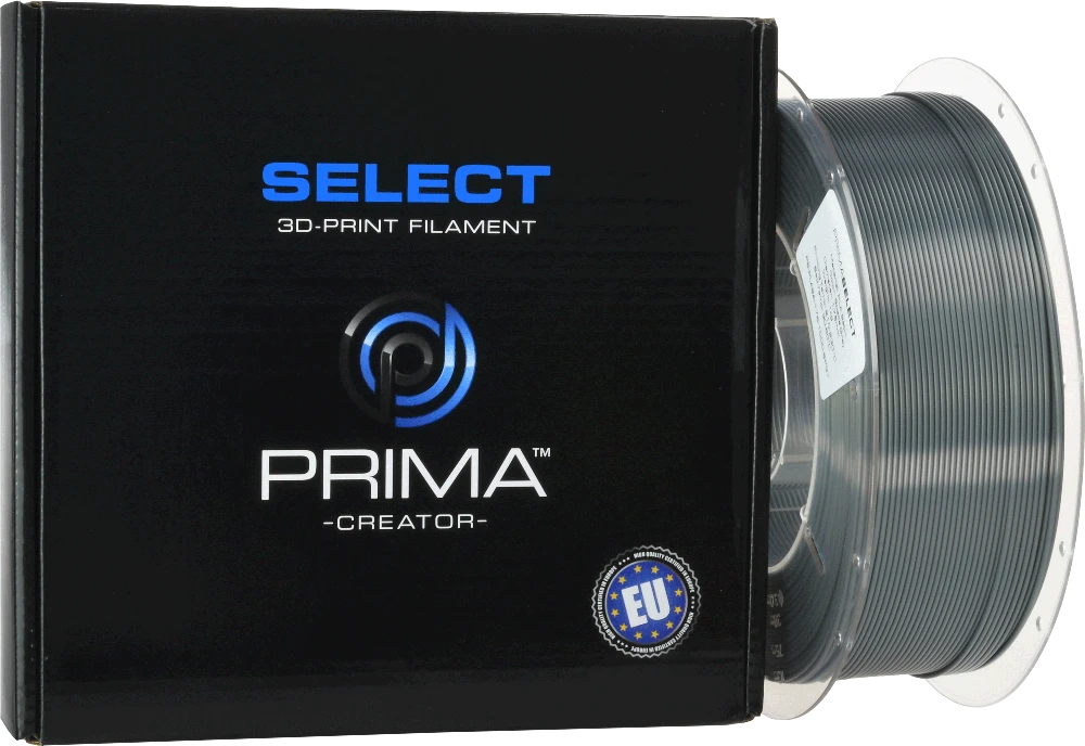 PrimaCreator PrimaSelect PLA Satin 1.75 mm 1kg - Kosminė pilka