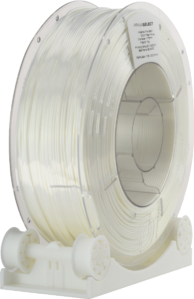 PrimaCreator PrimaSelect PLA Satin 1.75 mm 1kg - Pearl Baltas
