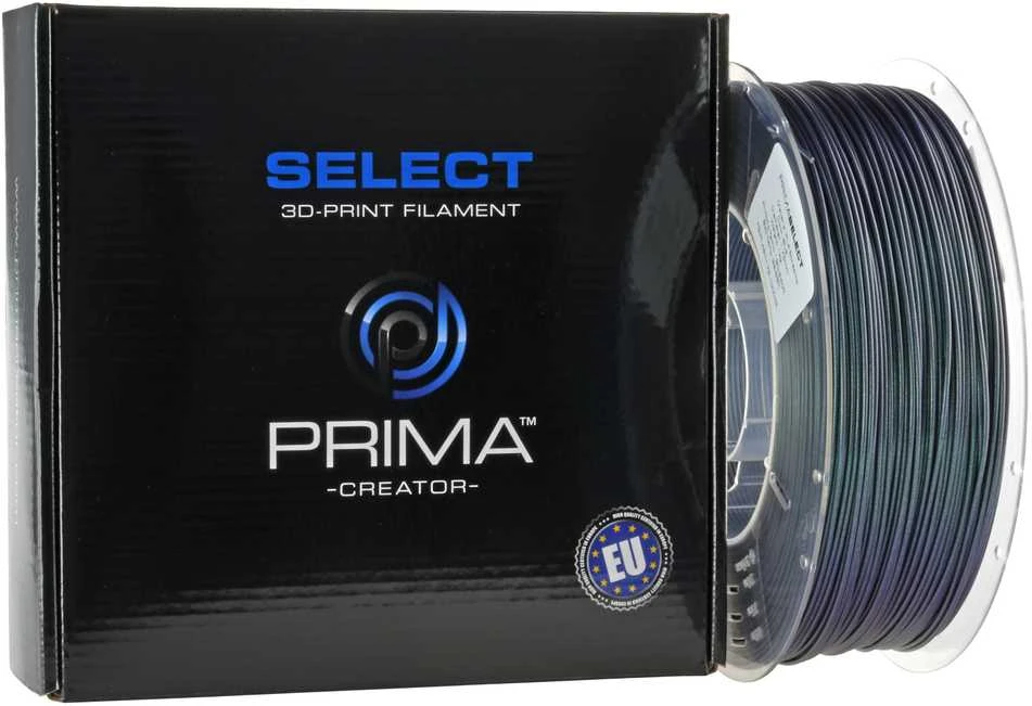 PrimaCreator PLA siūlas ritėje su firmine dėžute