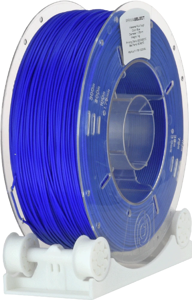 Mėlynas PrimaSelect PLA Tough 1.75mm siūlas 1kg ritėje