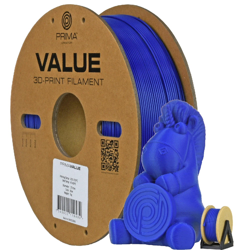 PrimaCreator PrimaValue ABS 1.75 mm 1kg - Mėlyna