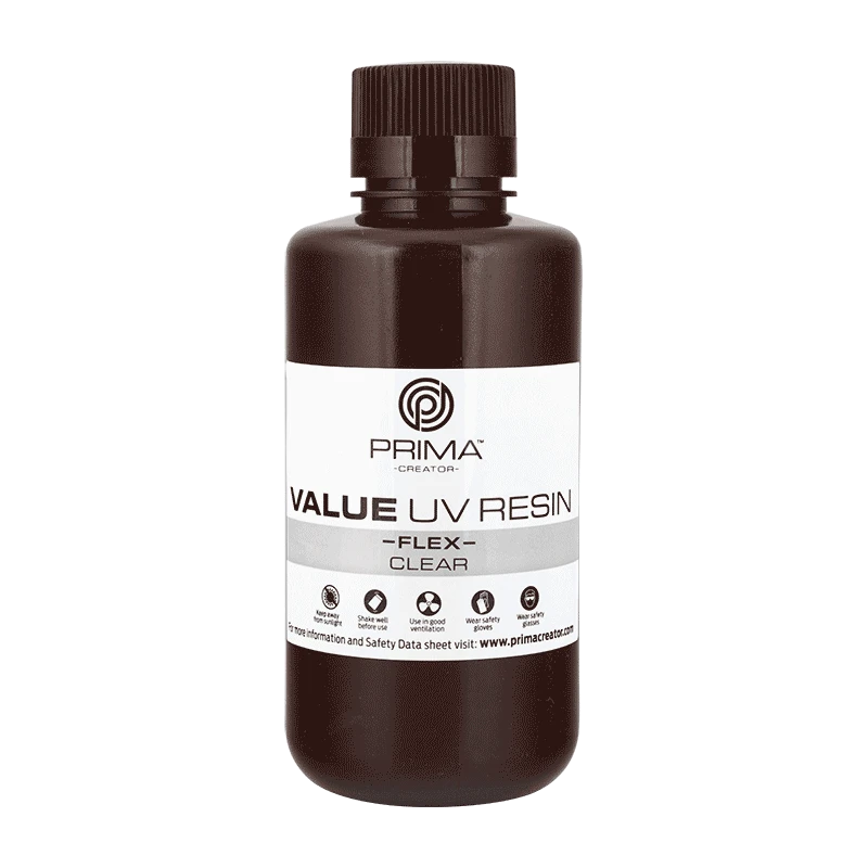 Lanksti skaidri UV derva 500ml buteliuke