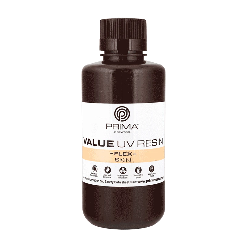PrimaCreator Flex UV derva 500ml Skin buteliukas