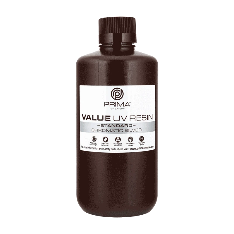 PrimaCreator Value derva – 1000ml Chromatic Silver butelis