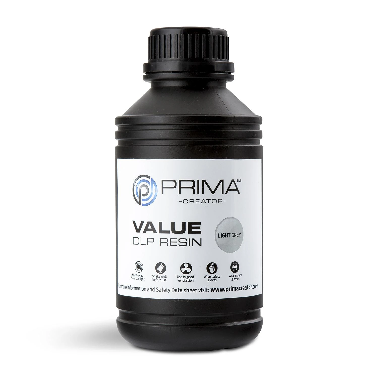 PrimaCreator Value derva šviesiai pilkos spalvos buteliuke