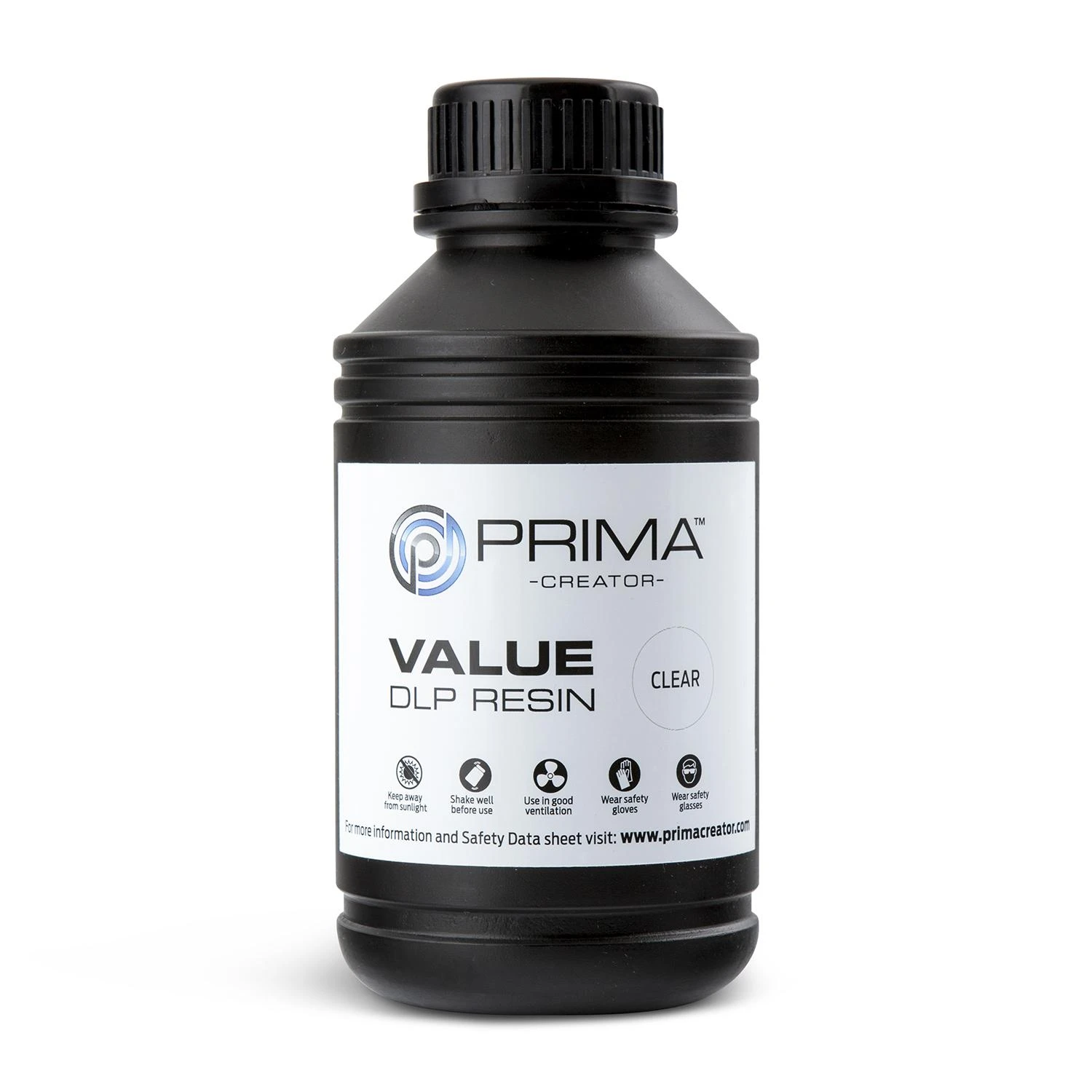 PrimaCreator Value UV derva 500ml - skaidri pakuotė