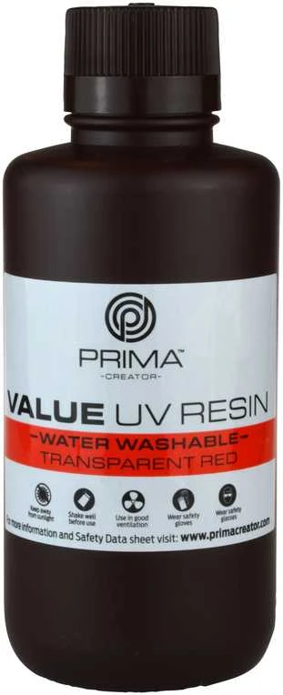 PrimaCreator UV dervos buteliukas su etikete
