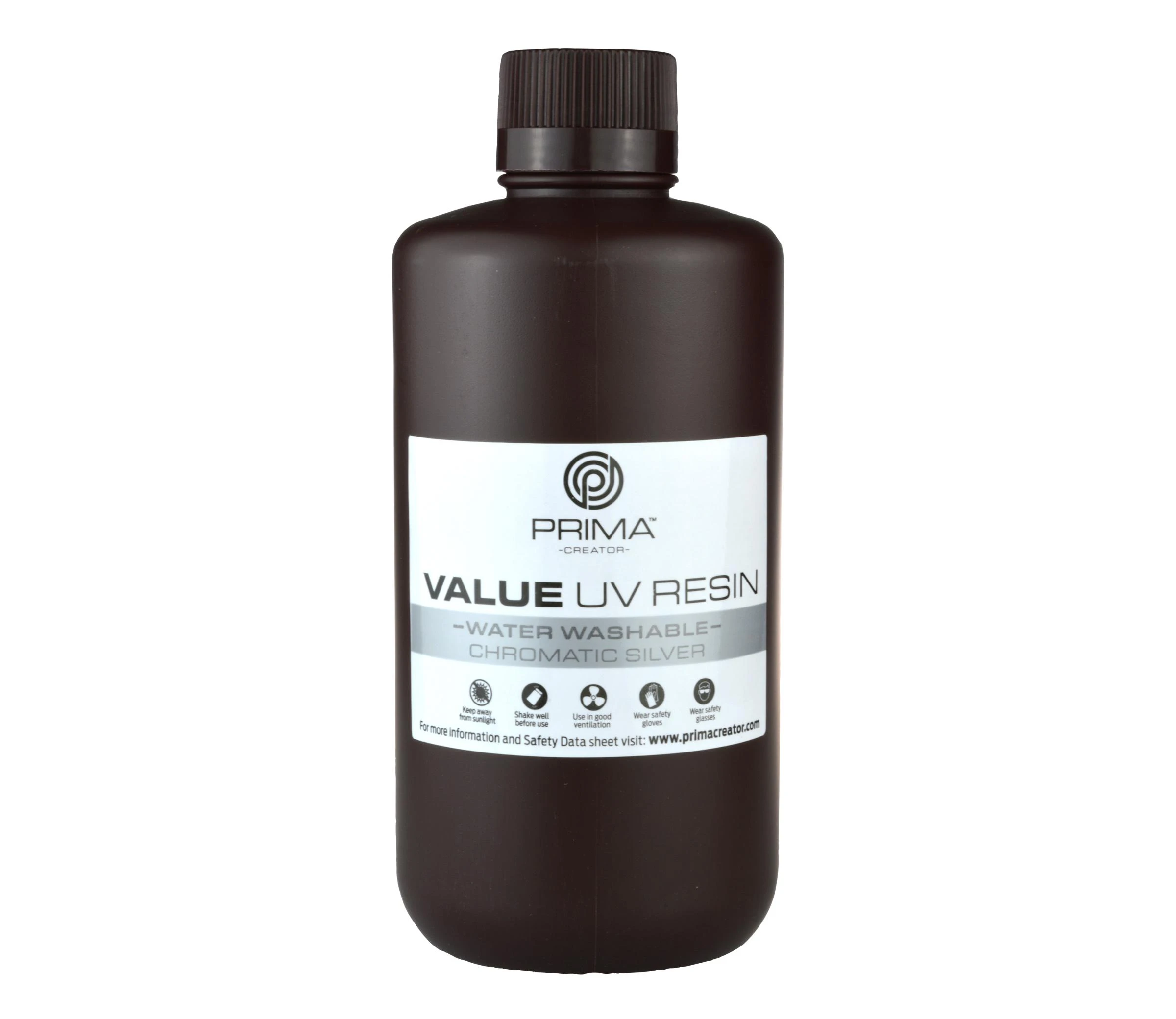 PrimaCreator UV derva 1000ml sidabrinė