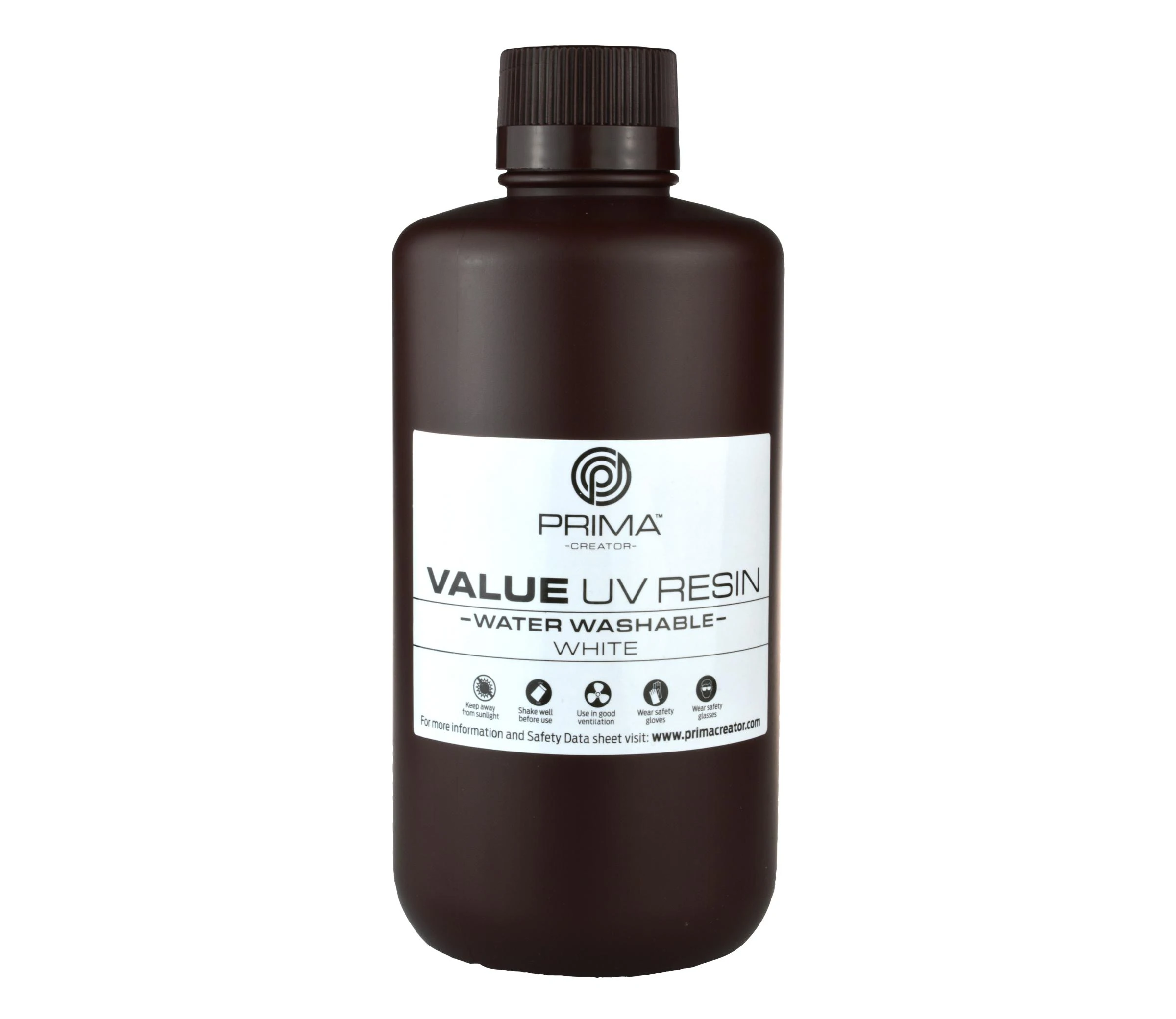 PrimaCreator balta UV derva 1000ml butelis