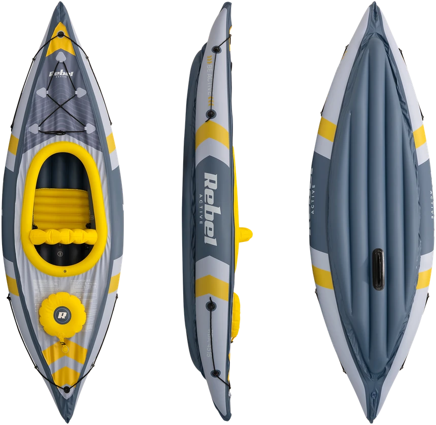 Pripučiama baidarė REBEL ACTIVE 282x90x43, rinkinys