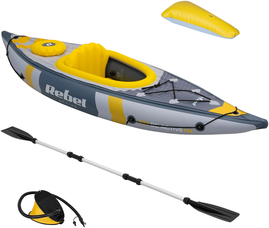 Pripučiama baidarė REBEL ACTIVE 282x90x43, rinkinys