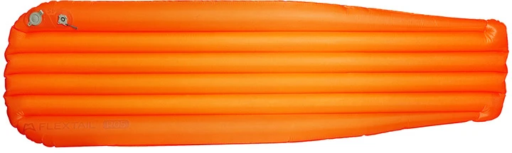 Stovyklavimo Čiužinys - Flextail Tiny Sleeping Pad R05-O AVS 6.0 Insulation Oranžinis