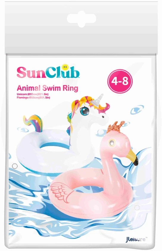 Dmuchane „SUNCLUB“ vienaragio pripučiamas plaukimo ratas