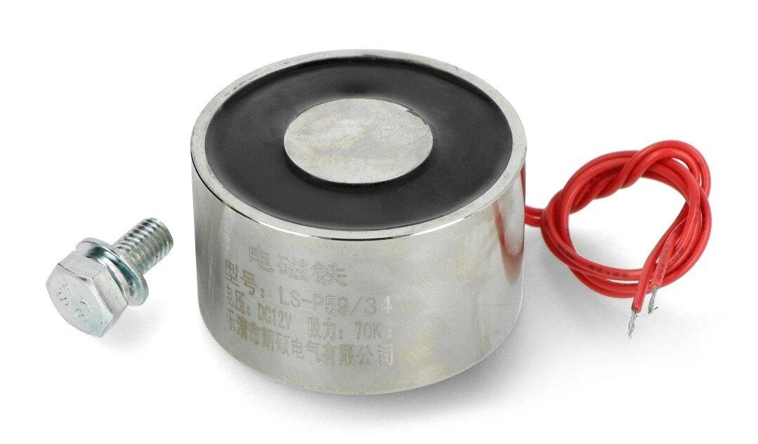 Oem Pritraukiantis elektromagnetas 12V 10W 70kgf
