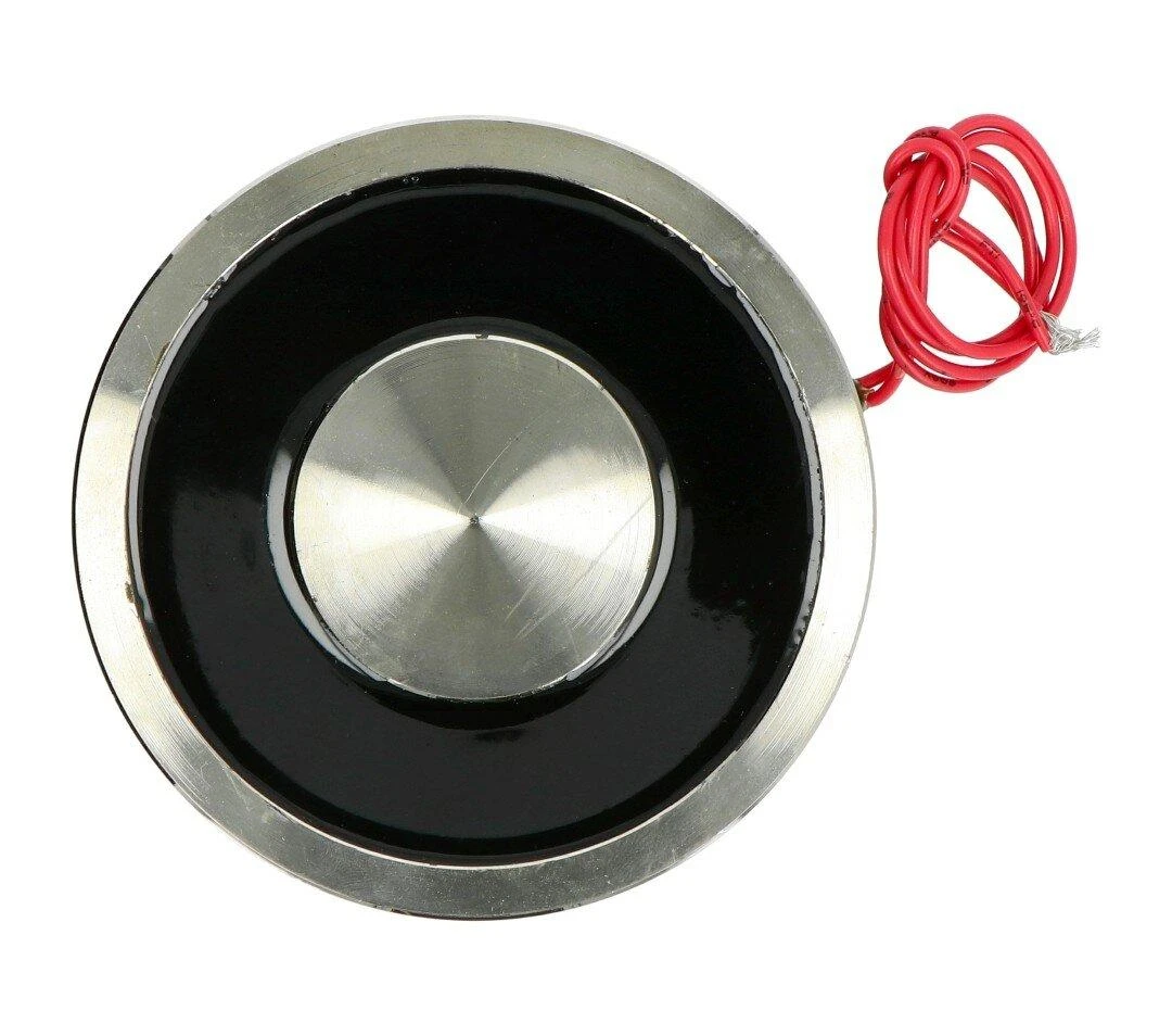 Elektromagnetas 12V 15W su raudonais laidais