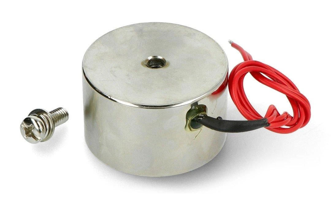 Pritraukiantis elektromagnetas 12V su varžtu