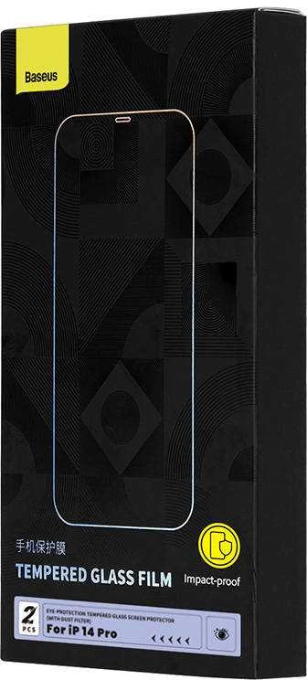 Privatumo apsauga Grūdintas stiklas Baseus Crystal Series IP 14 PRO