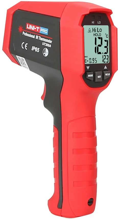 Profesionalus infraraudonųjų spindulių termometras -32°C iki 450°C UT309A UNI-T