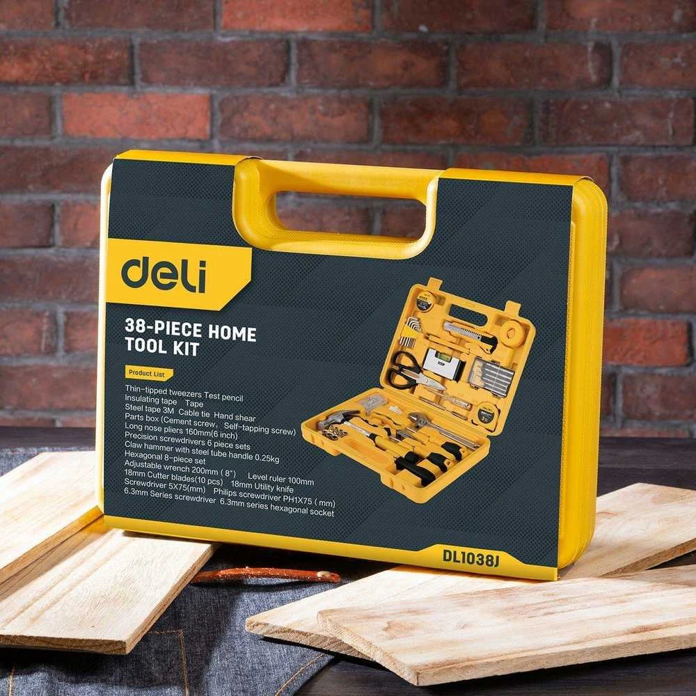 Profesionalus įrankių rinkinys Deli Tools EDL1038J - 38 vnt
