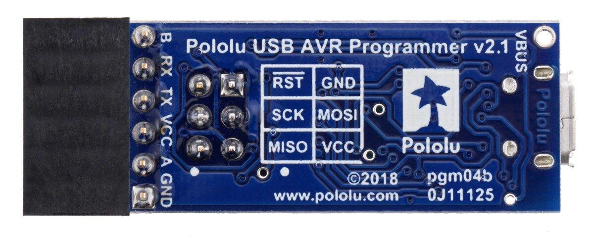Programatorius USB AVR Pololu v2.1, microUSB 3.3V/5V, Pololu 3172