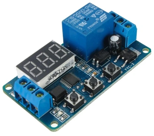 Oem Programuojamas 1 kanalo laiko relės modulis 12V su LED indikatoriumi