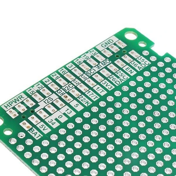 PROTO Board - DIY prototipų kūrimo plokštė su 260 skylių - skirta M5Stack kūrimo moduliams